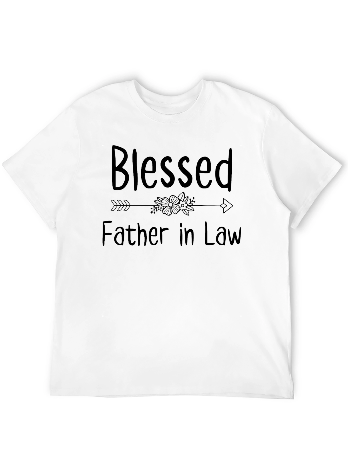 Black Blessed Father-in-Law Graphic T-Shirt view 12