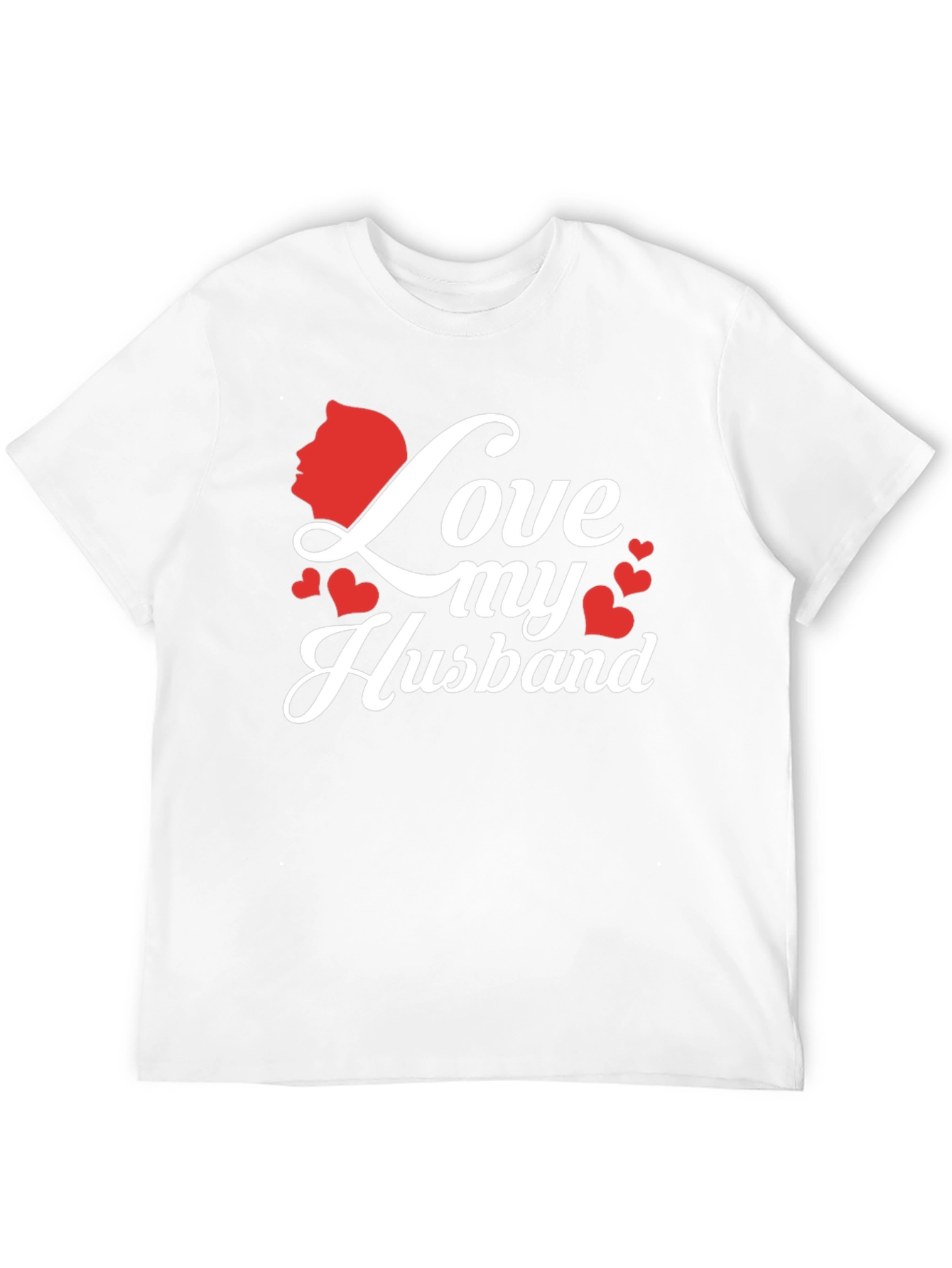 Black Love My Husband Graphic Tee - Black view 12