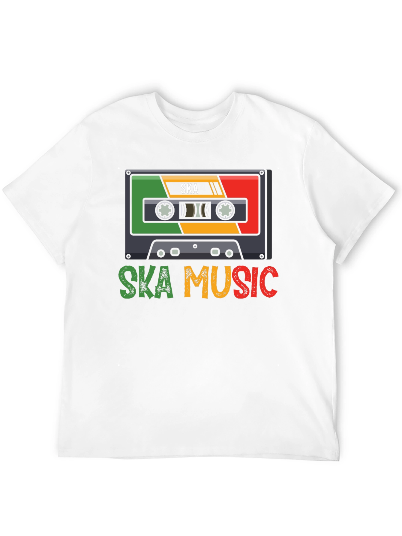 Black Ska Music Cassette T-Shirt view 12