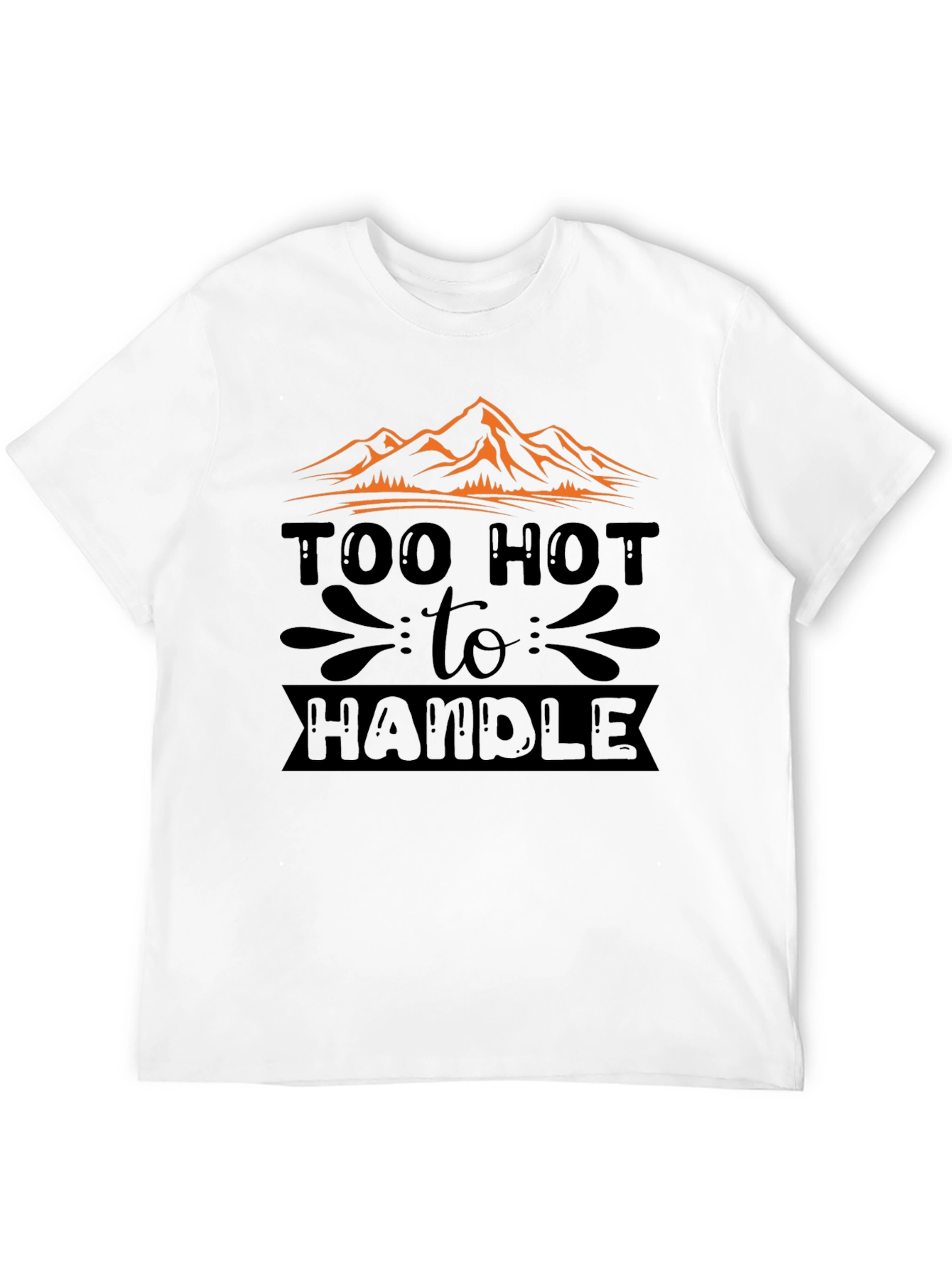 Black Too Hot To Handle Graphic Tee view 12