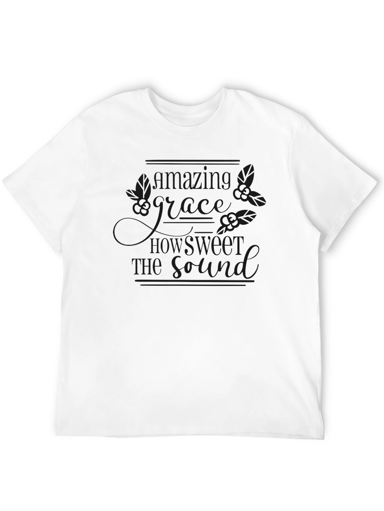 Black Amazing Grace Black Graphic Tee view 12