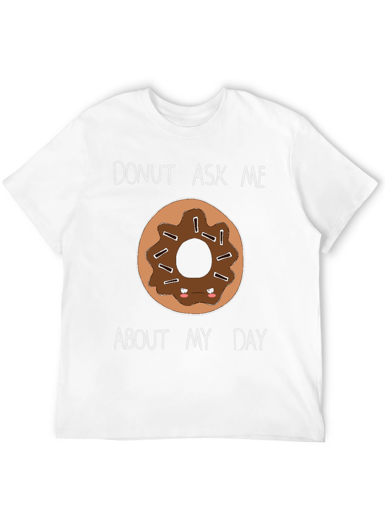 Black Donut Ask Me About My Day T-Shirt view 12