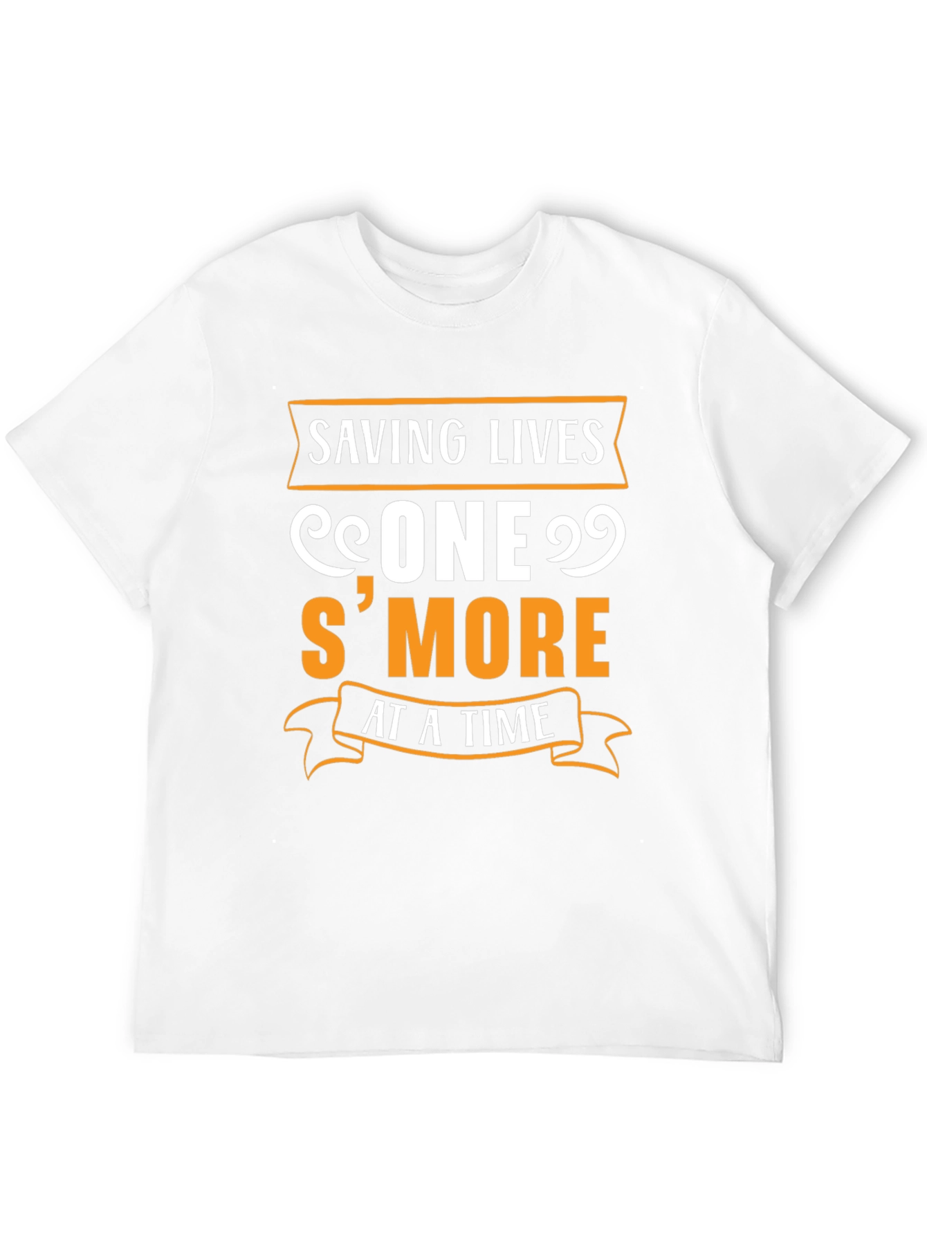 Black Saving Lives S'more Funny T-Shirt view 12