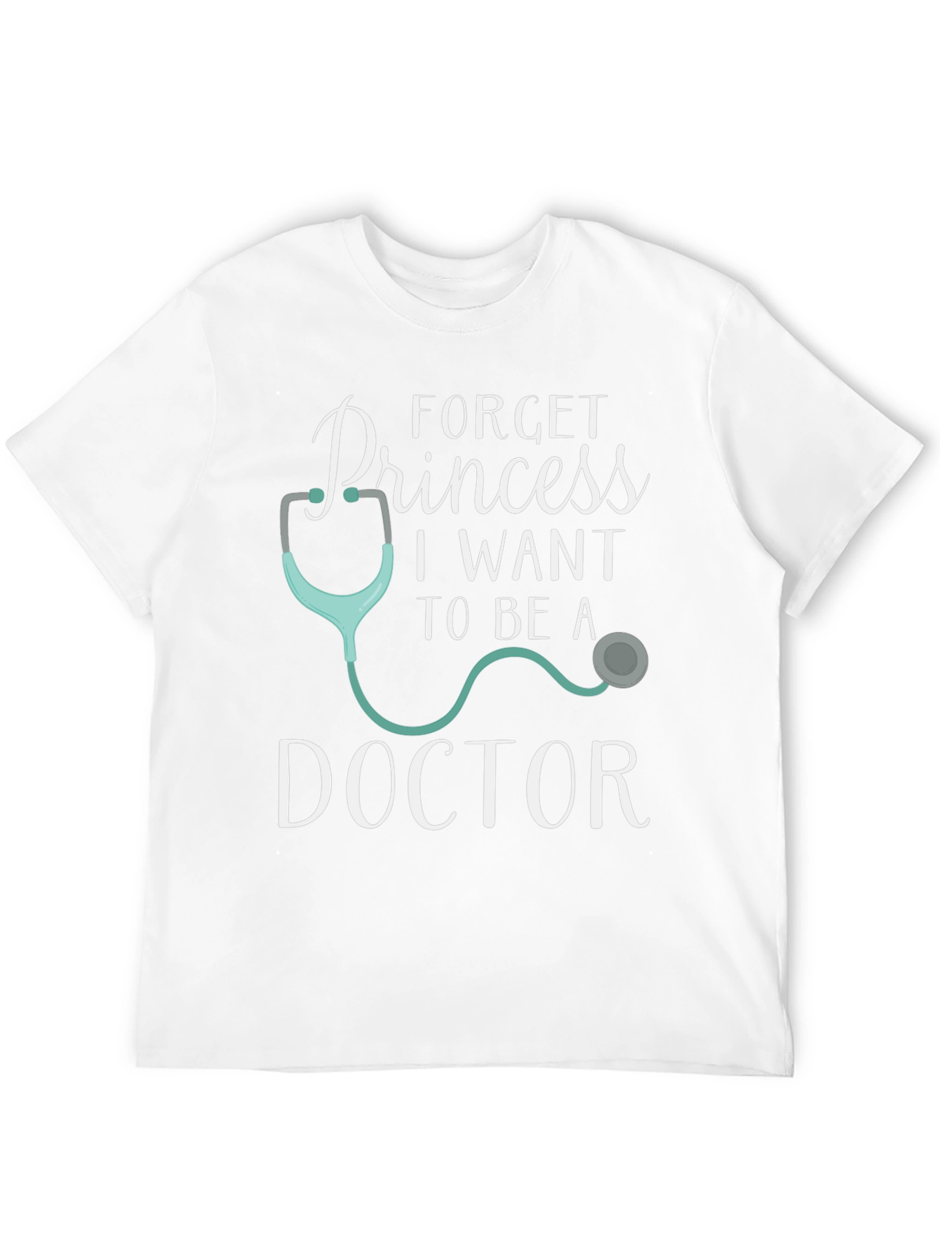 Black Forget Princess Doctor T-Shirt view 12