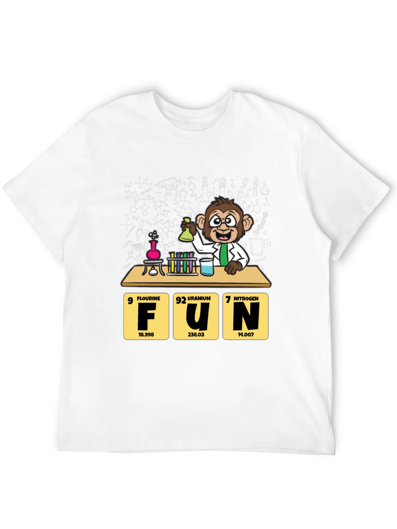 Black Science Monkey FUN T-Shirt view 12