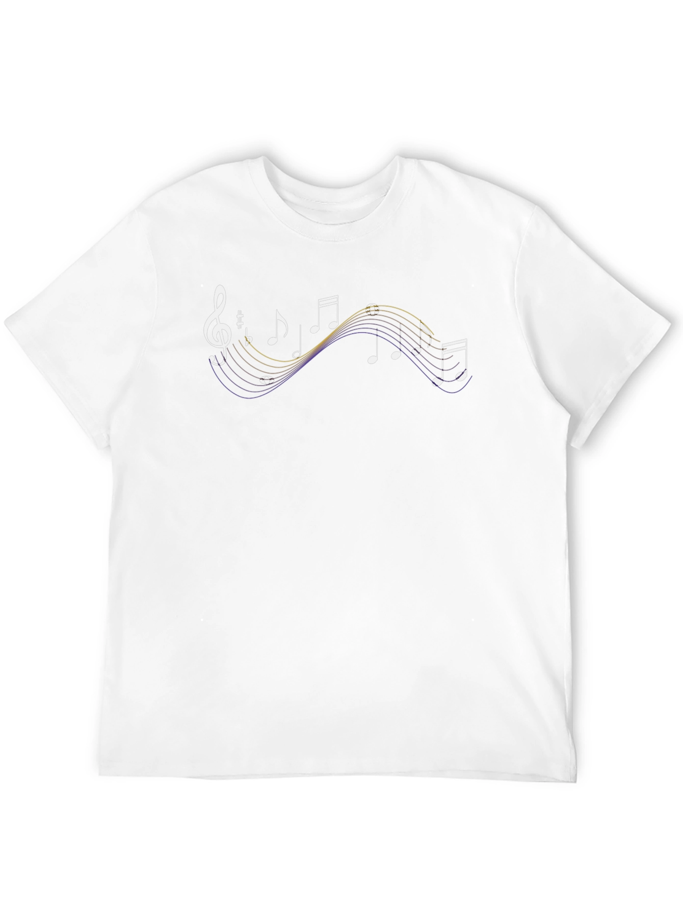 Black Musical Note Graphic Black T-Shirt view 12