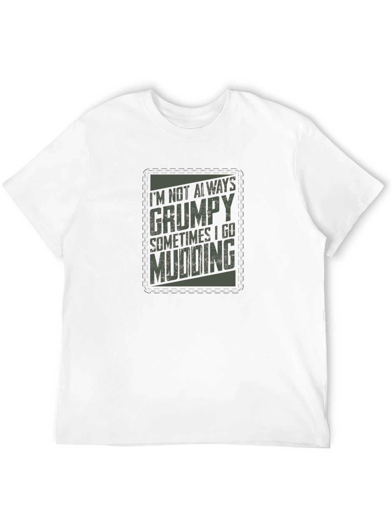 Black Grumpy Mudding Graphic Tee view 12