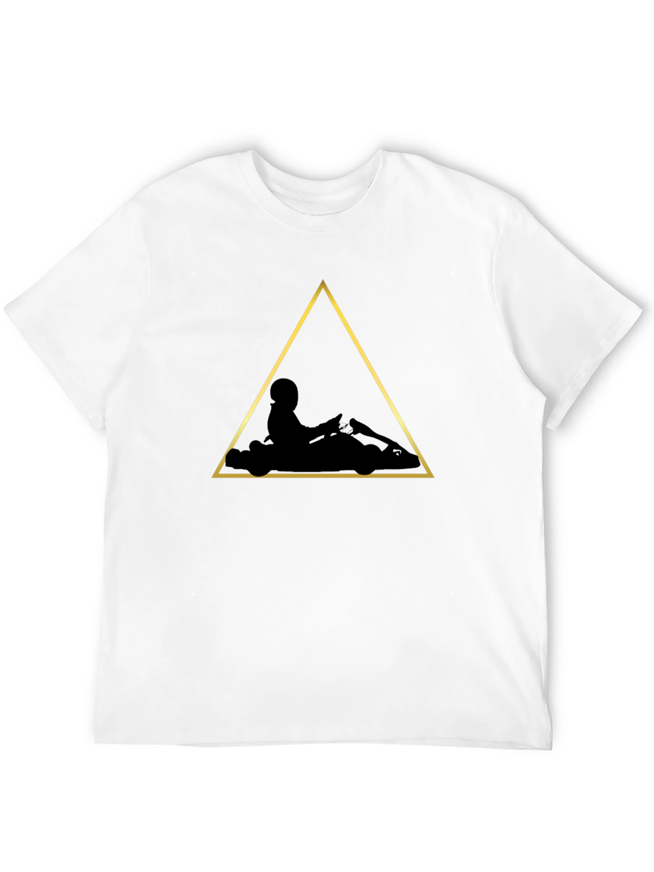 Black Go-Kart Graphic Tee - Black Karting T-Shirt view 12