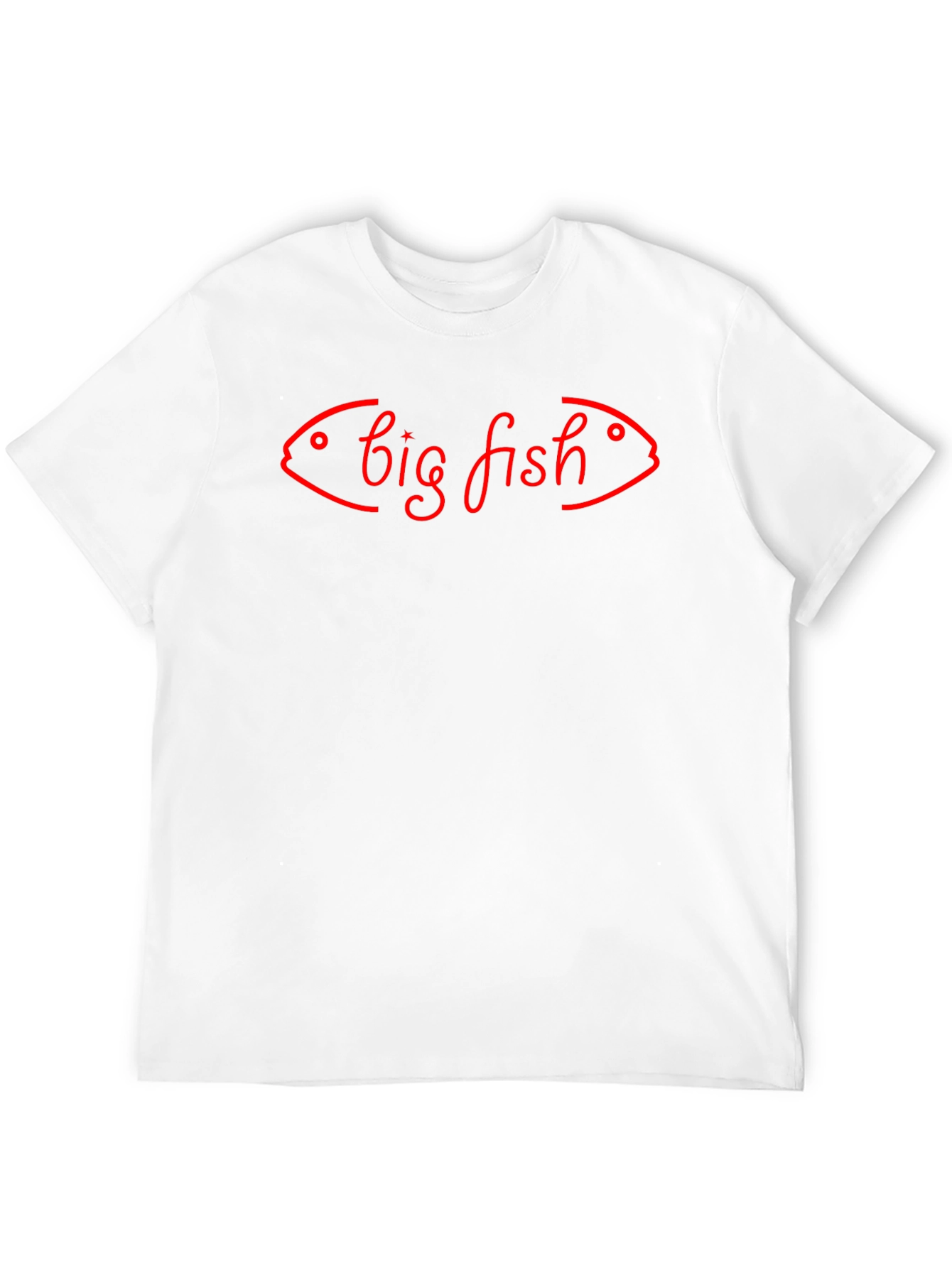Black Big Fish Graphic Tee - Soft Cotton, Casual Style view 12