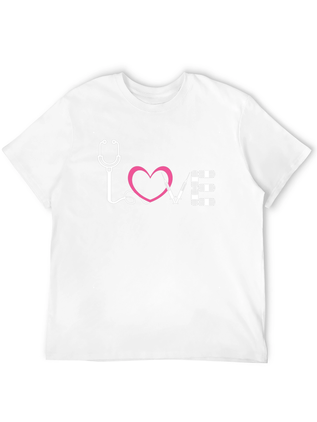 Black Nurse Love Graphic T-Shirt - Black view 12