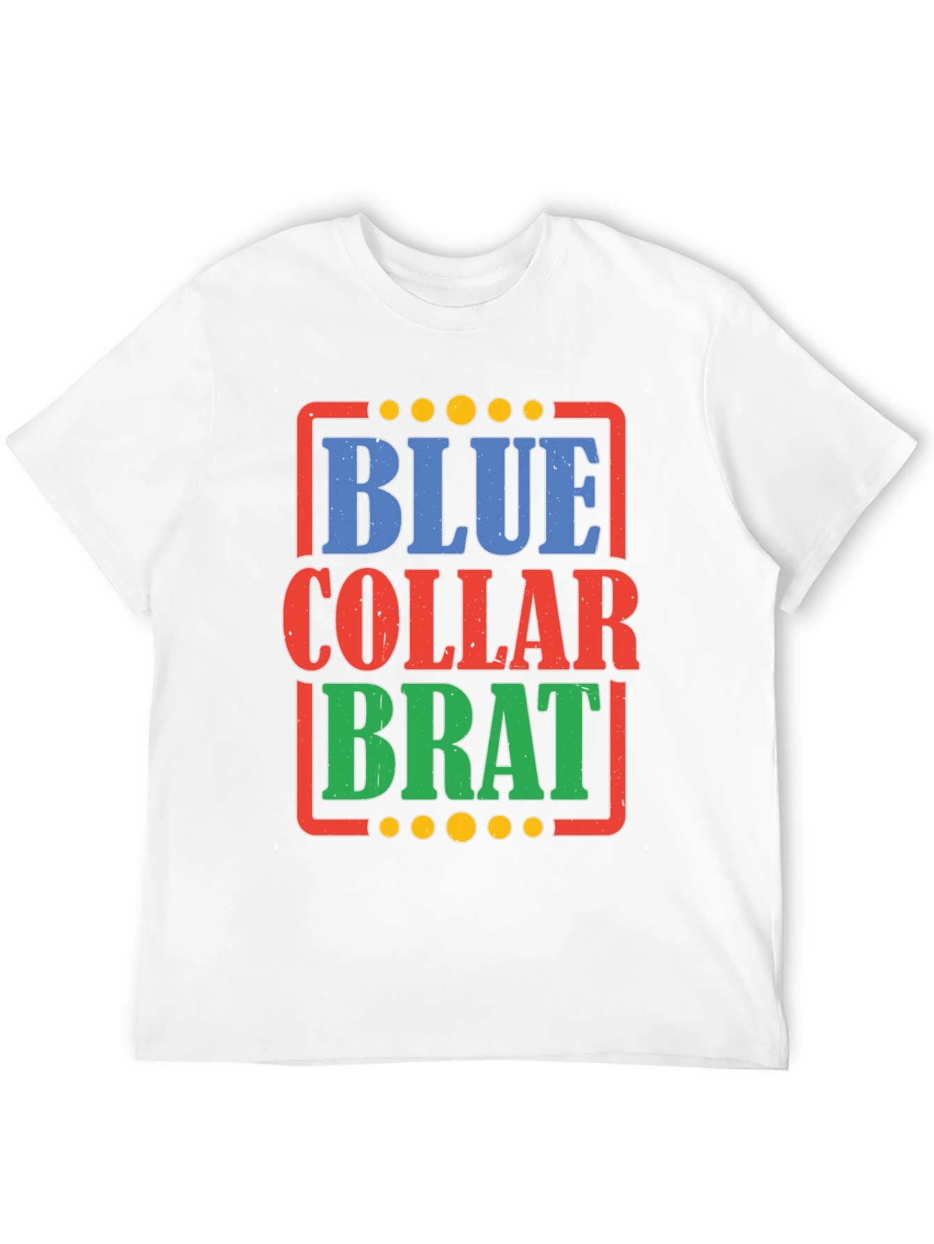 Black Blue Collar Brat Graphic T-Shirt view 12