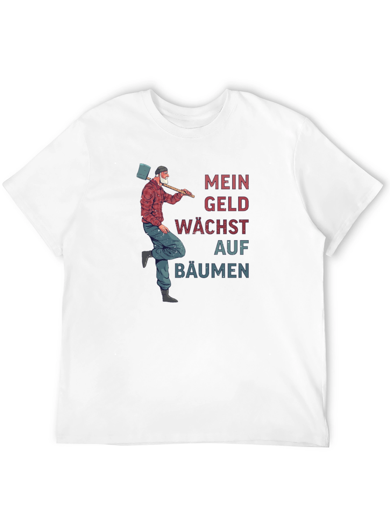 Black Mein Geld Wächst Auf Bäumen T-Shirt view 12