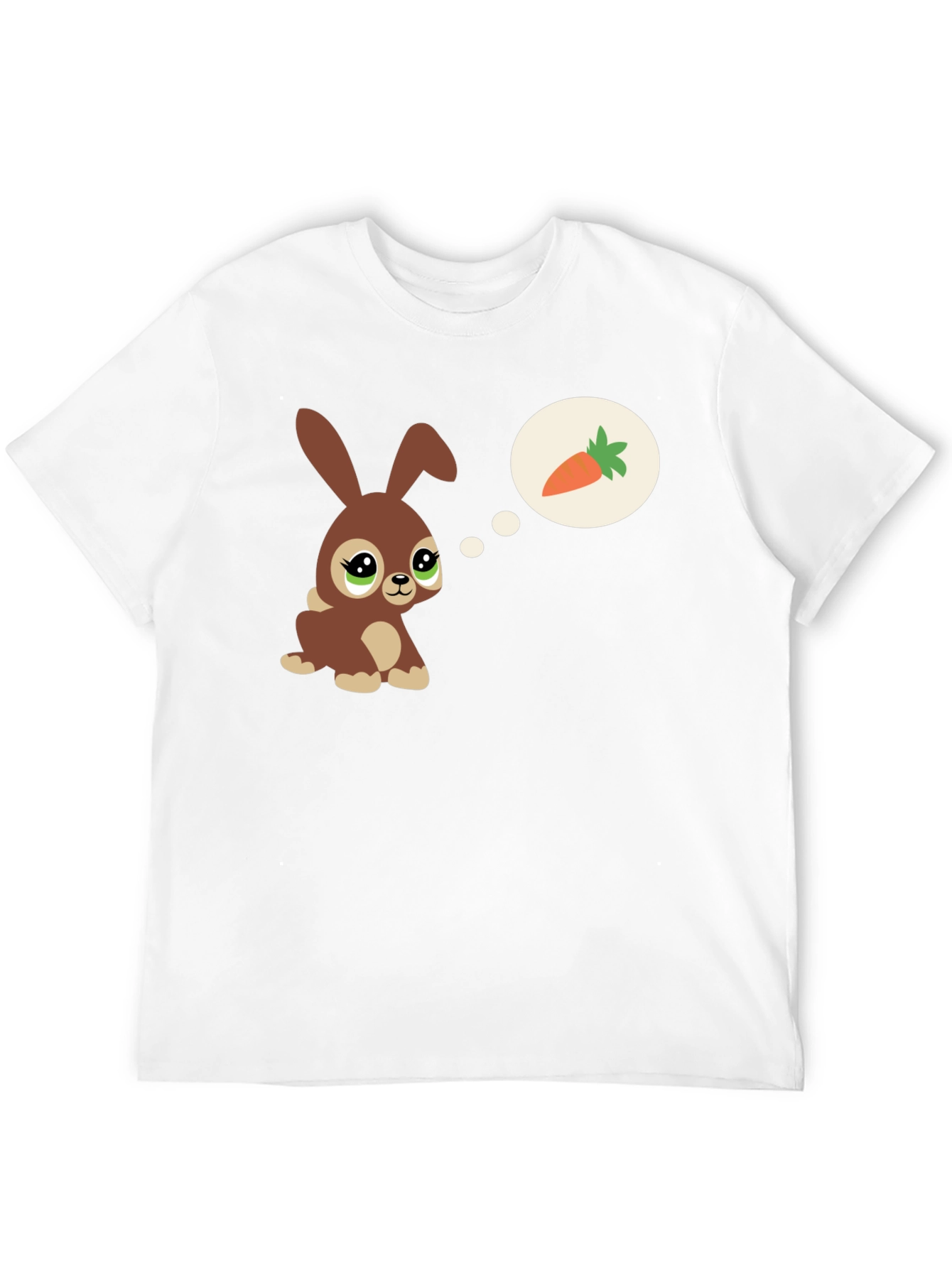 Black Cute Bunny Carrot Dream T-Shirt view 12