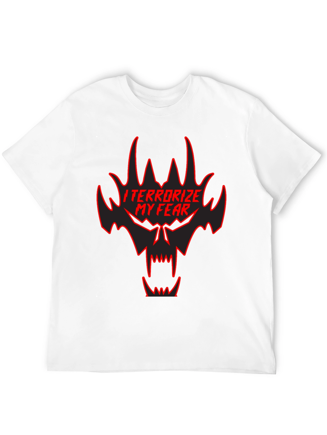 Black Terrorize My Fear Black Graphic Tee view 12
