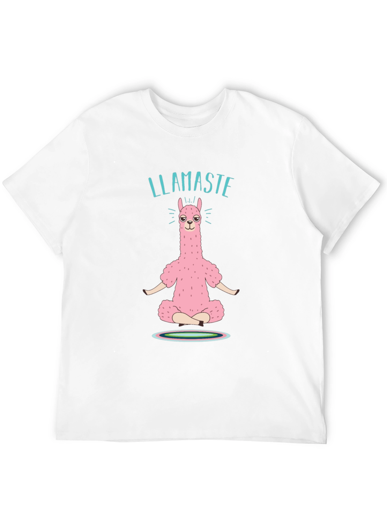 Black Llamaste Yoga Black T-Shirt view 12