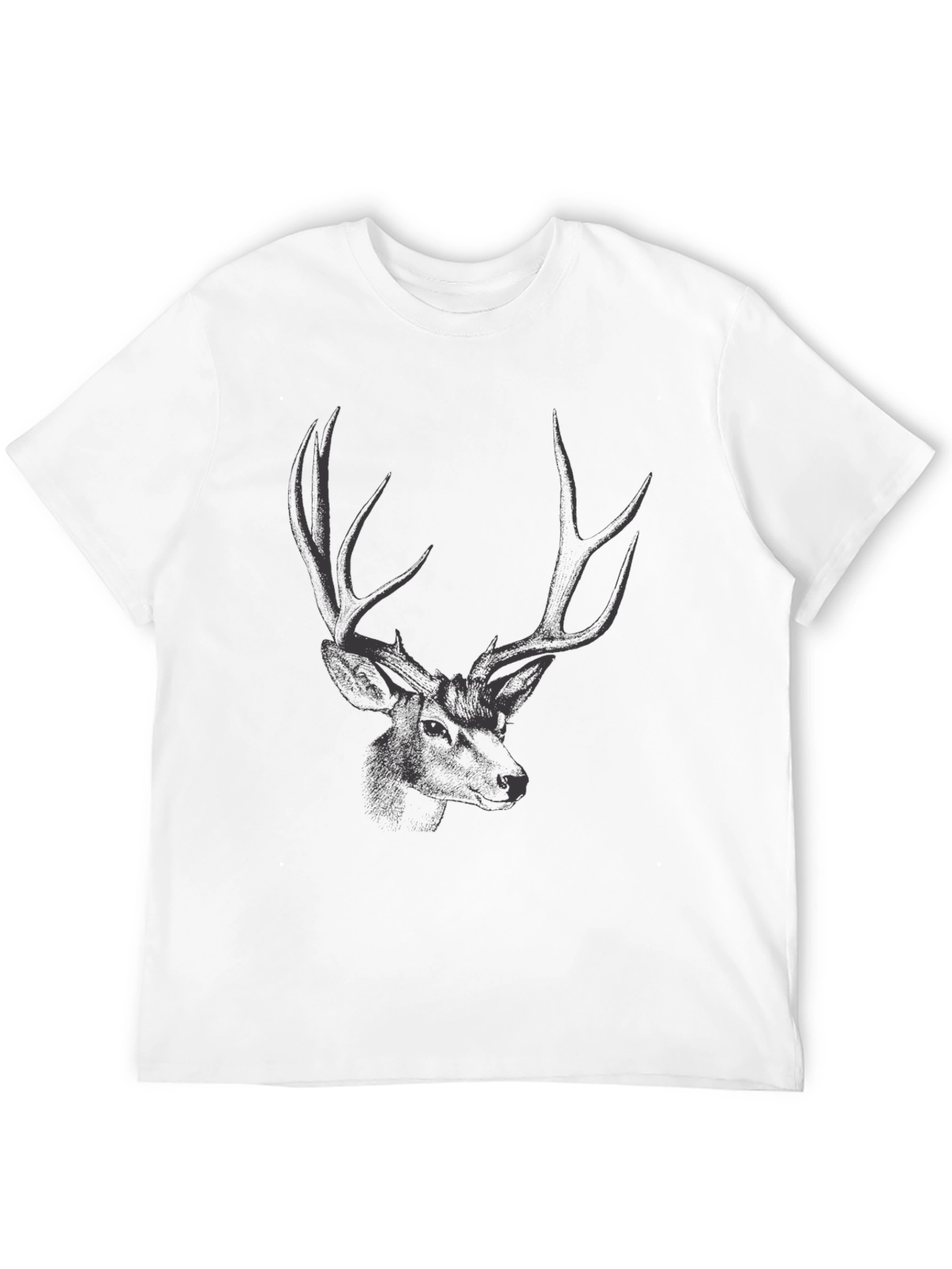 Black Deer Graphic T-Shirt view 12