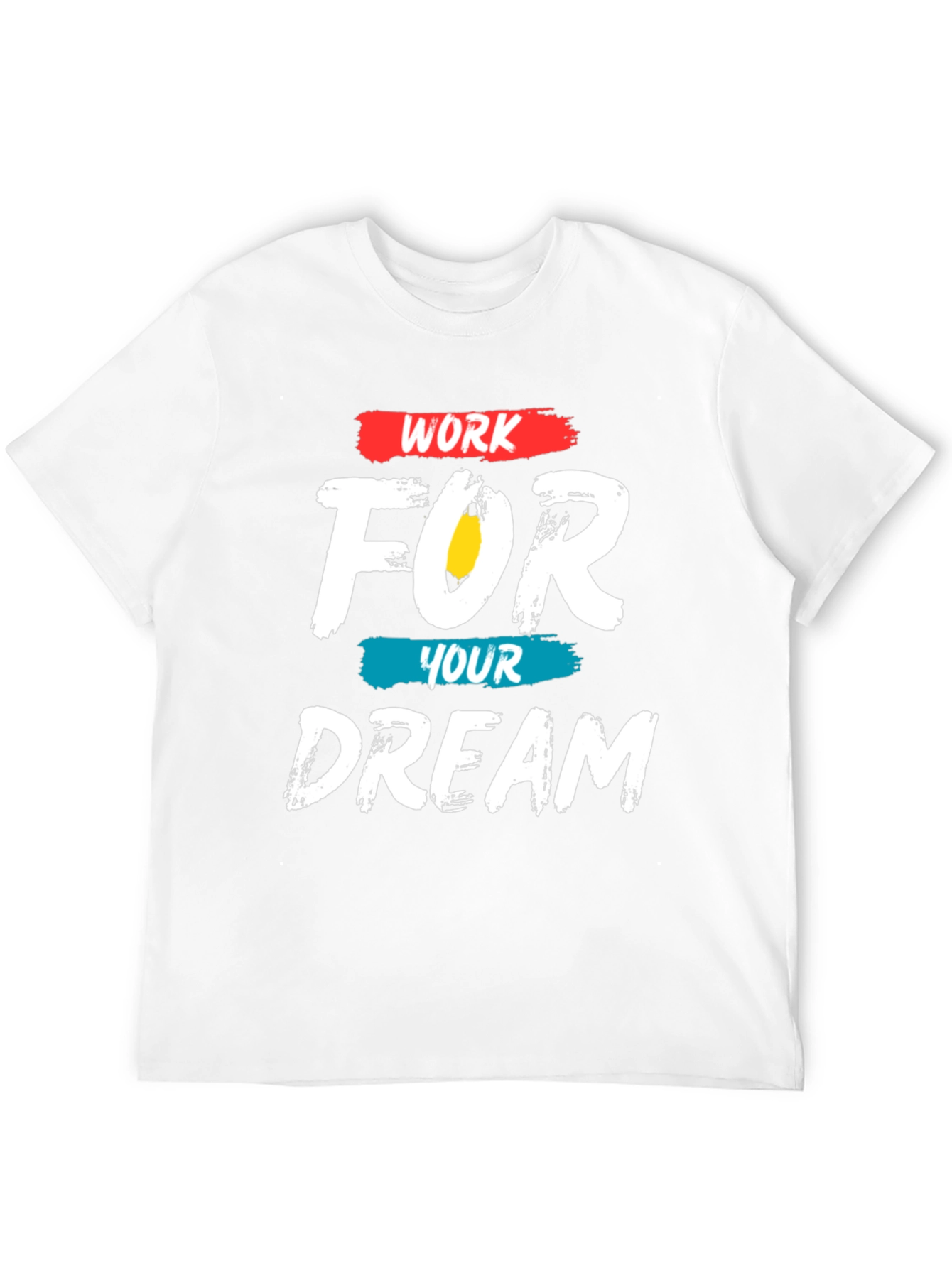 Black Work For Your Dream Graphic Tee - Motivational T-Shirt view 12