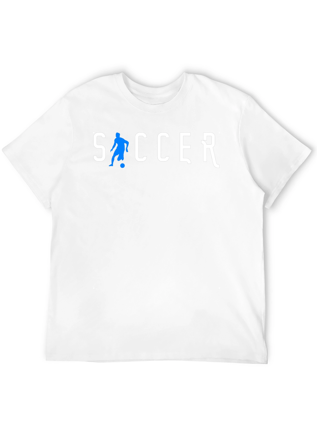 Black Soccer Graphic Print Black T-Shirt view 12