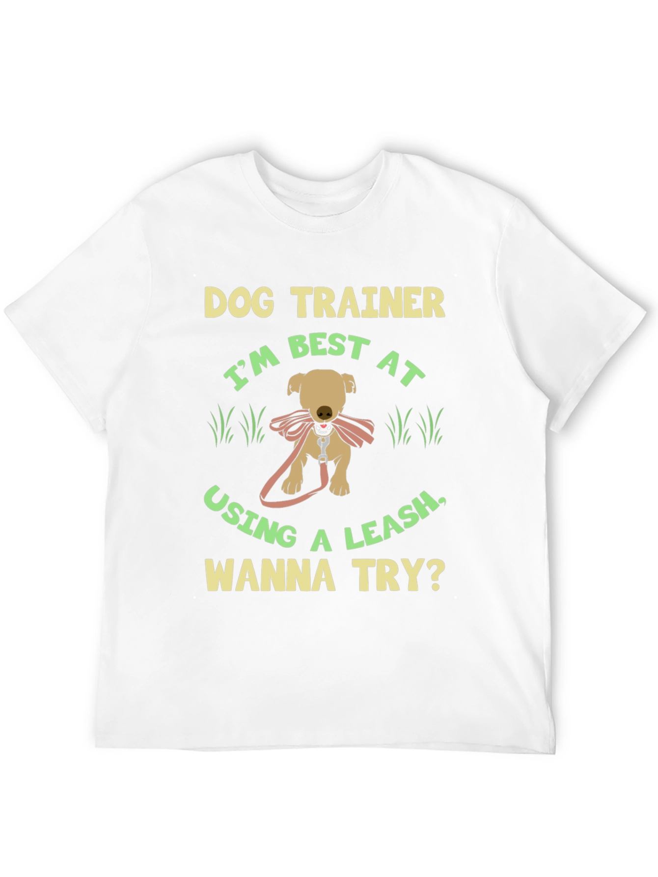 Black Dog Trainer T-Shirt - Best At Using A Leash! view 12