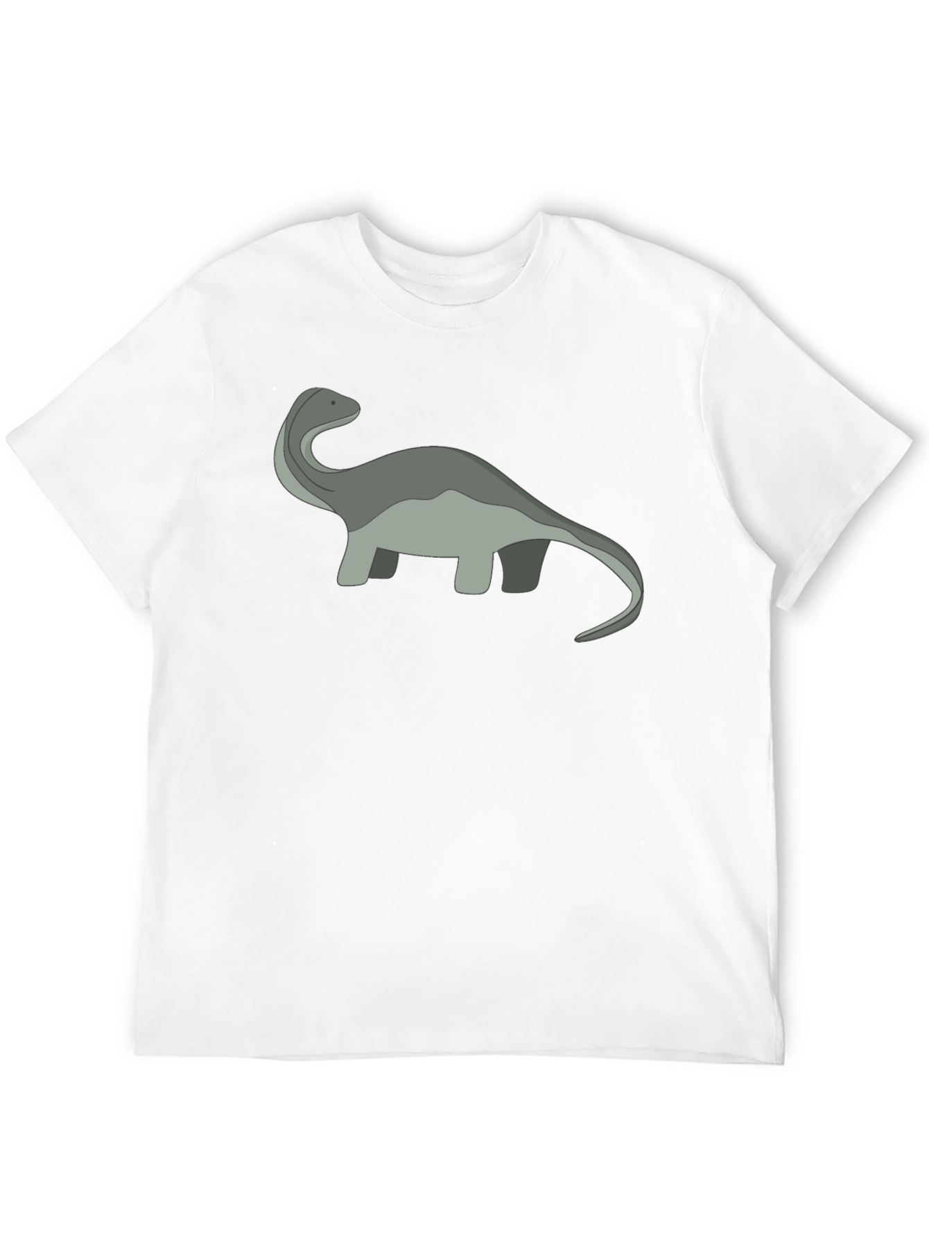 Black Cartoon Dinosaur Graphic Tee - Black view 12