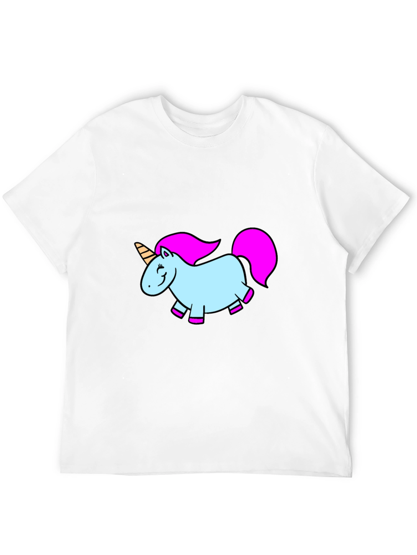 Black Unicorn Graphic Black T-Shirt view 12