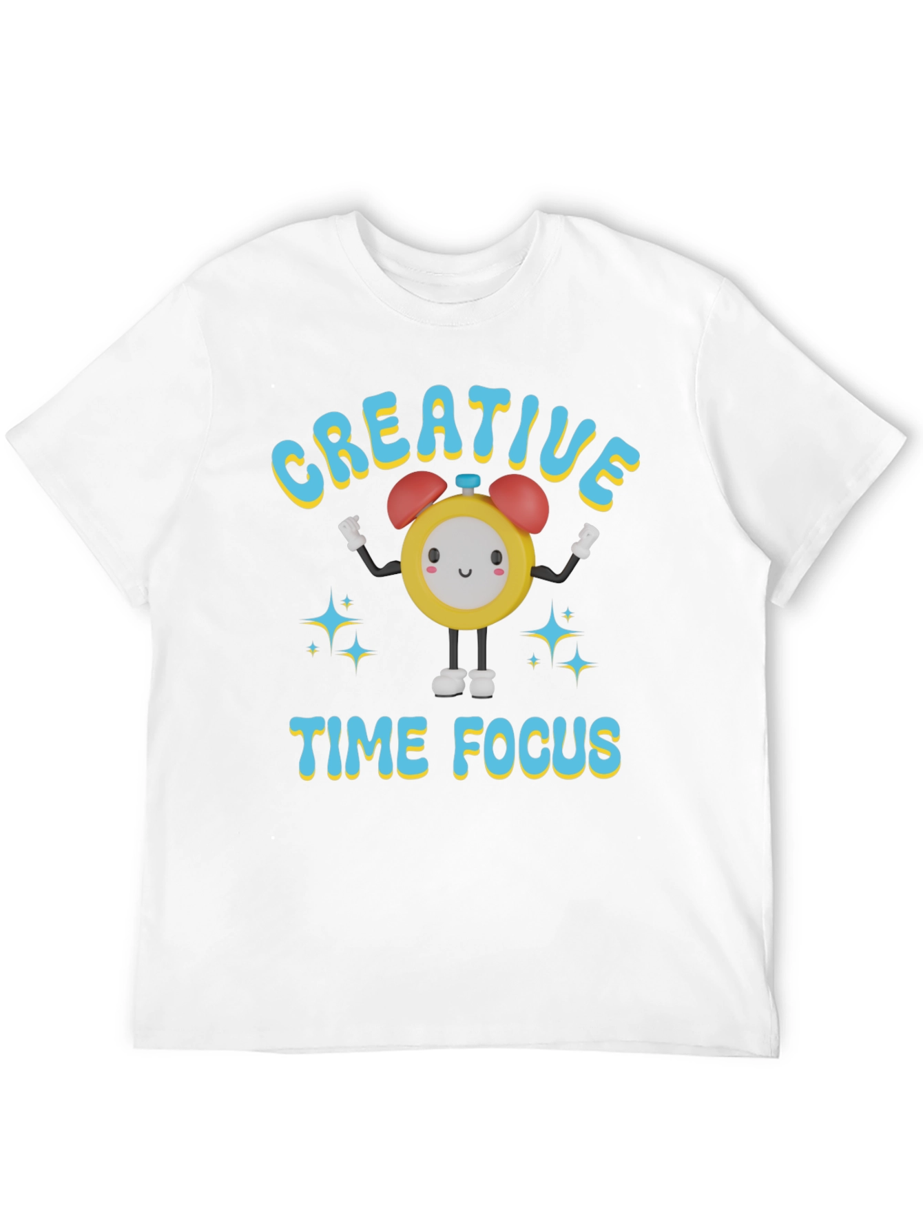Black Creative Time Focus Graphic Tee view 12