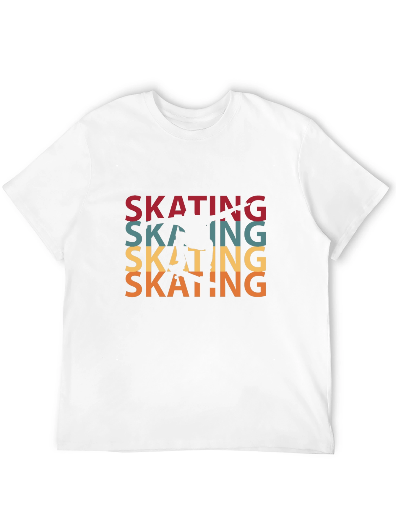 Black Retro Skating T-Shirt - Classic Design, Comfortable Fit view 12