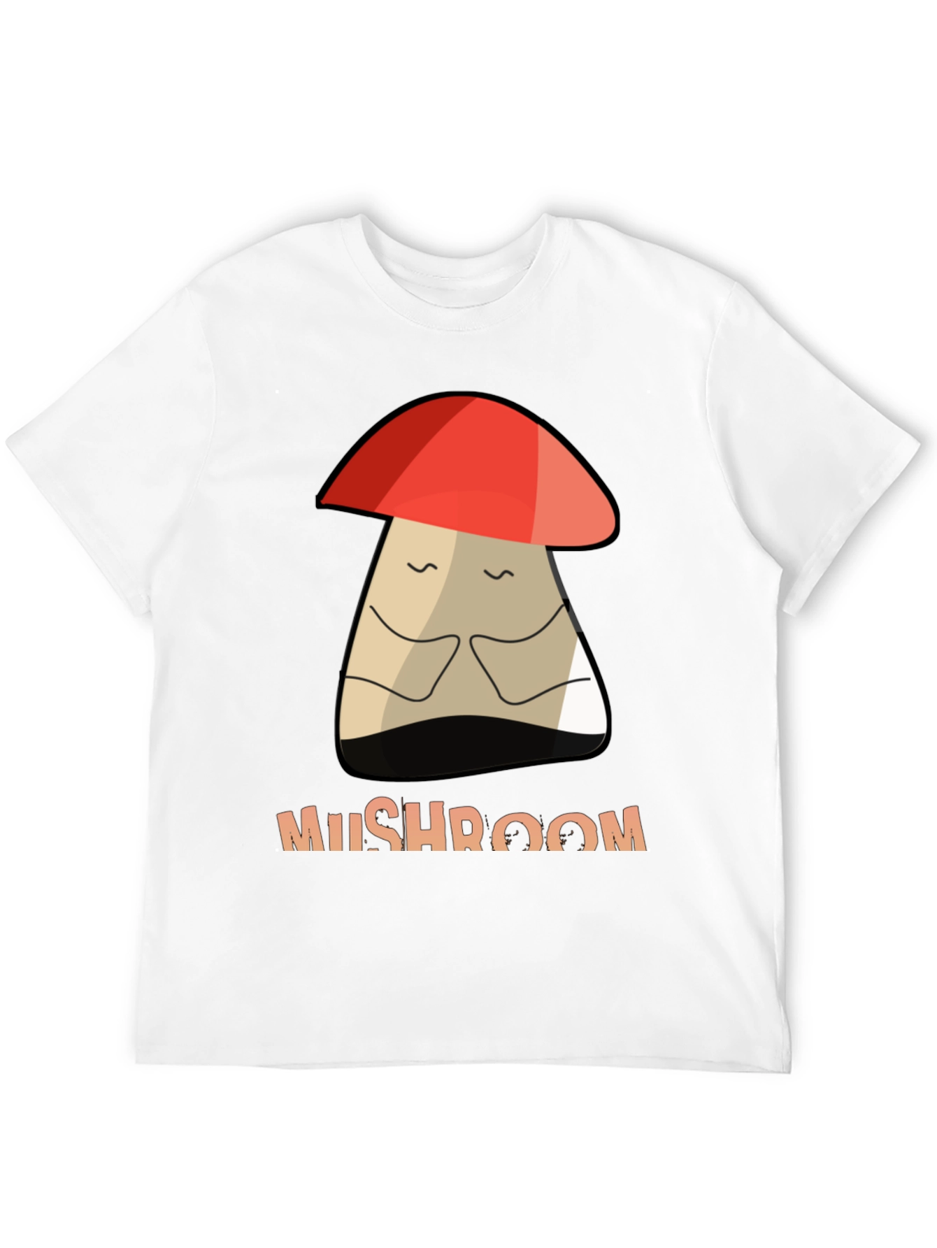 Black Mushroom Graphic Tee - Unisex Cotton T-Shirt view 12