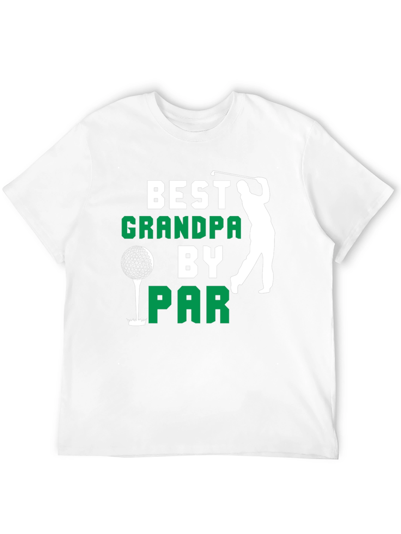 Black Best Grandpa By Par Golf T-Shirt view 12