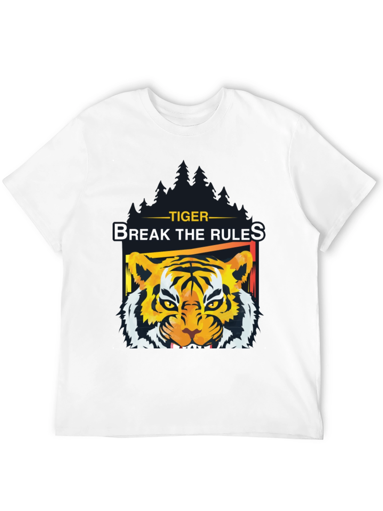Black Tiger Break The Rules Graphic Tee view 12