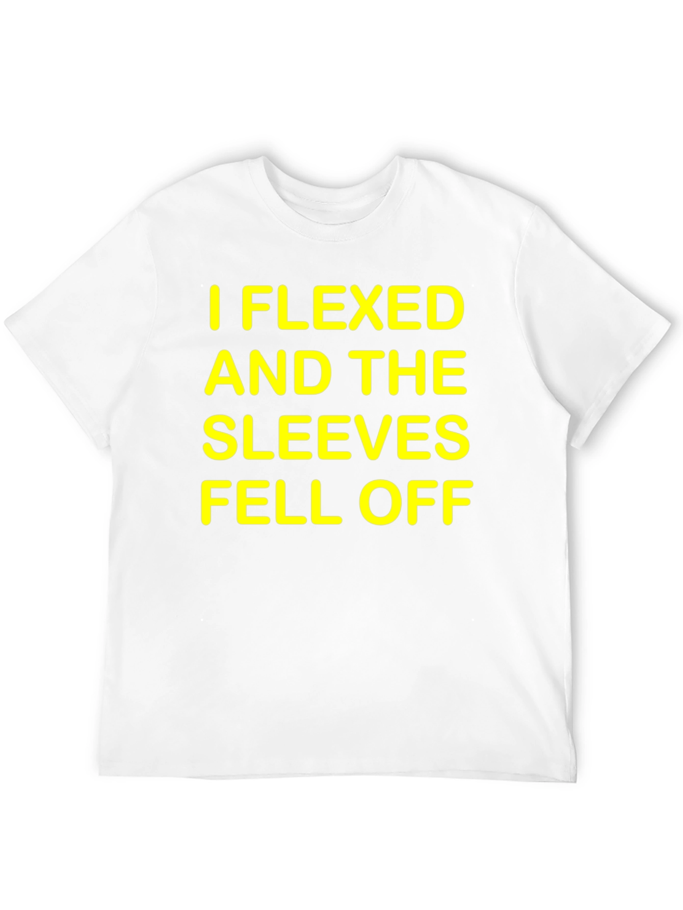 Black I Flexed and The Sleeves Fell Off Graphic T-Shirt view 12