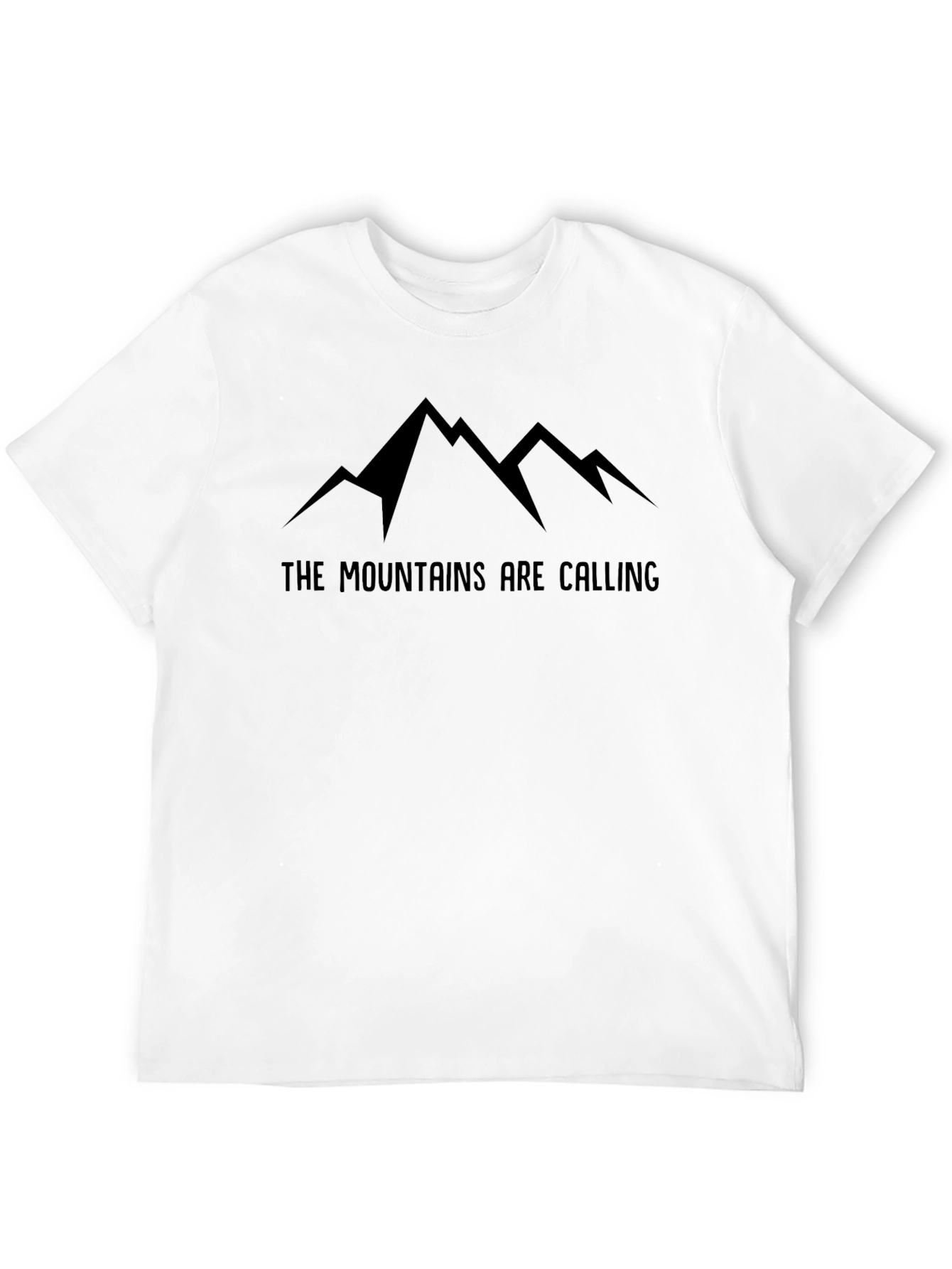 Black Mountains are Calling Black Graphic Tee view 12