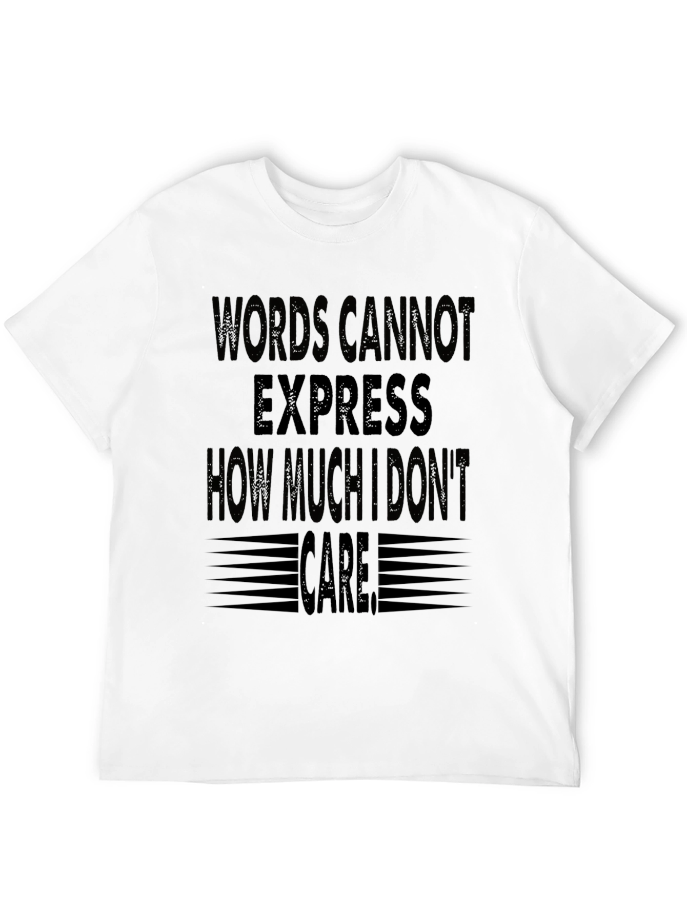 Black Words Cannot Express Funny Graphic T-Shirt view 12