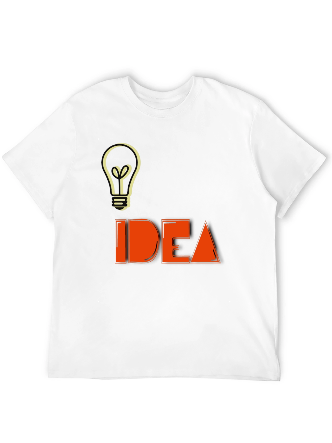 Black Idea Light Bulb Graphic Tee - Think Outside the Box view 12