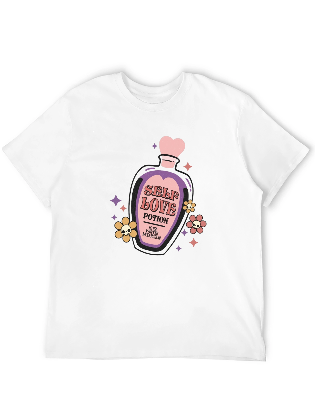 Black Self Love Potion Graphic Tee view 12