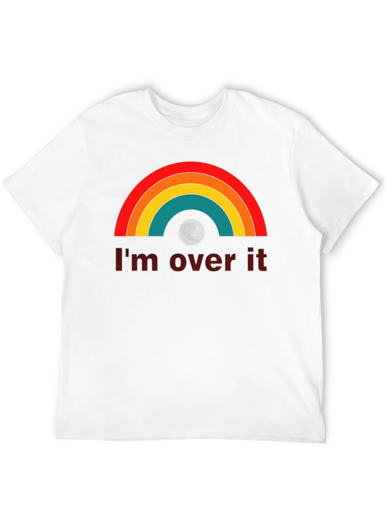 Black I'm Over It Rainbow Tee view 12