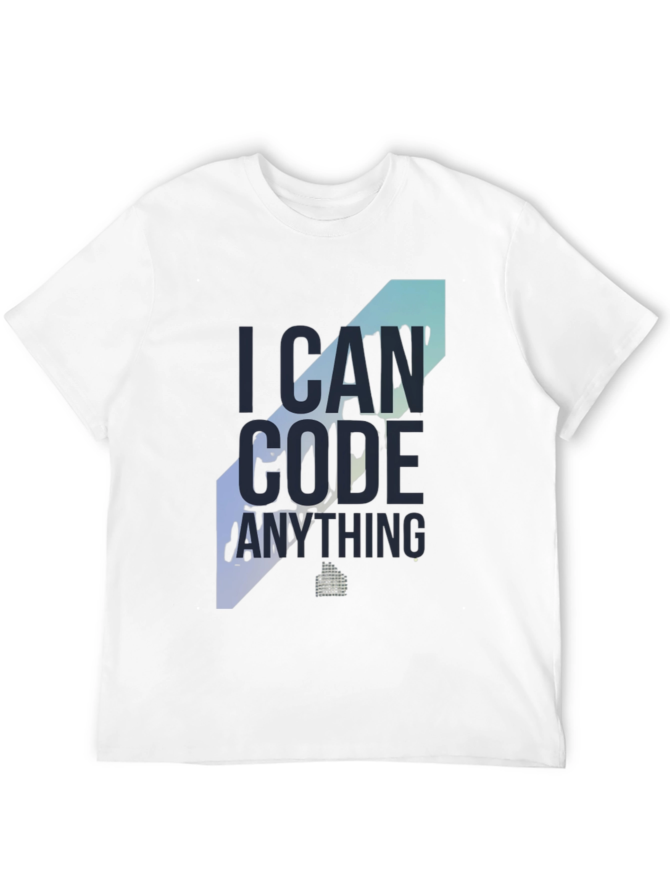 Black I Can Code Anything T-Shirt - Programmer Apparel view 12