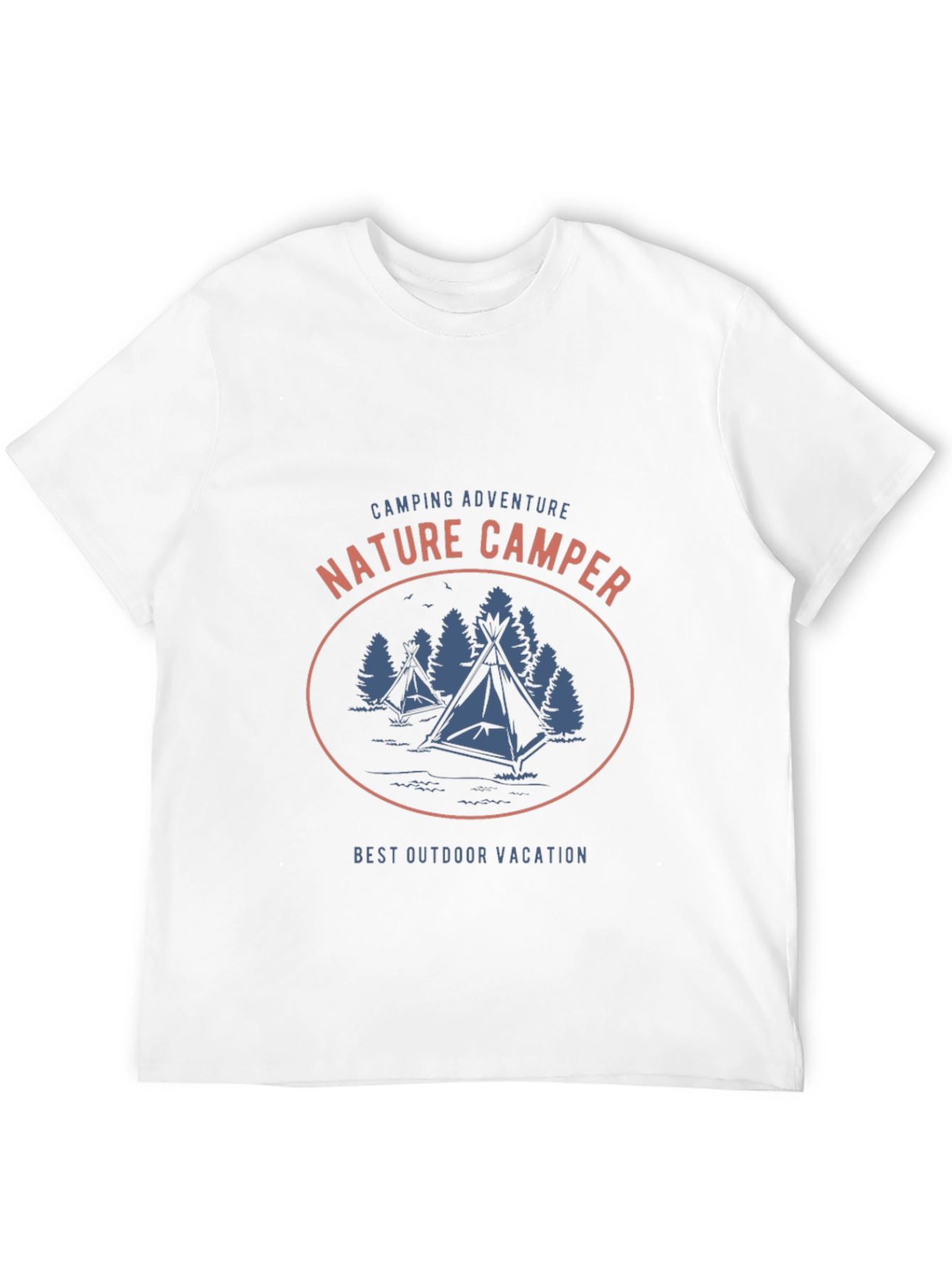 Black Nature Camper Graphic T-Shirt view 12