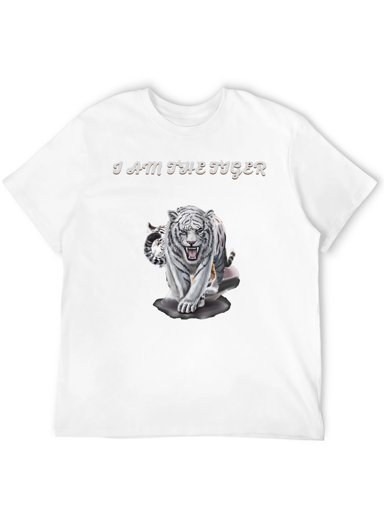 Black I Am The Tiger Graphic Tee view 12