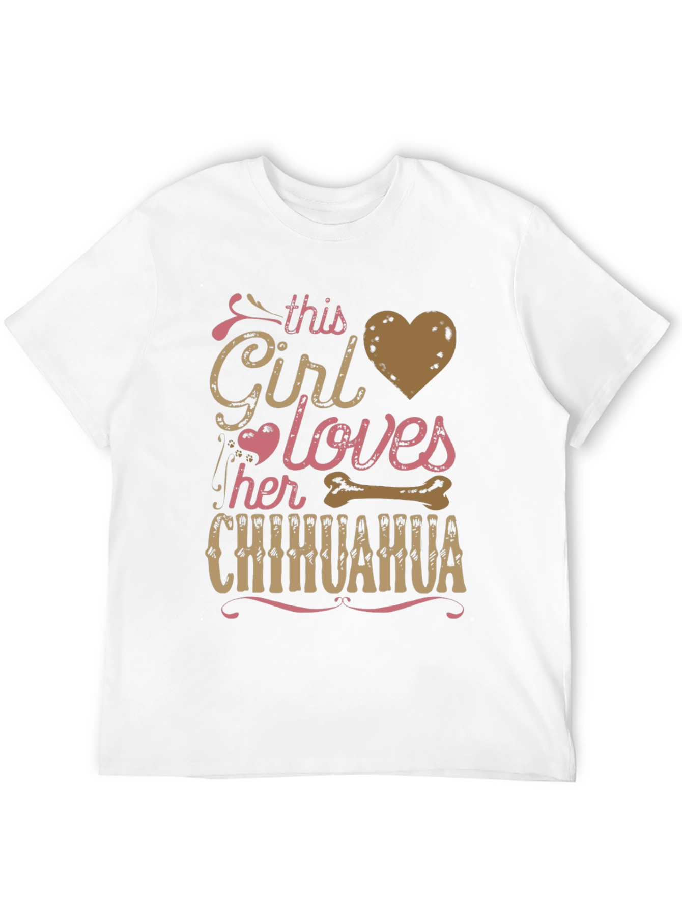 Girl Loves Chihuahua T-Shirt - Dog Lover Tee - 12
