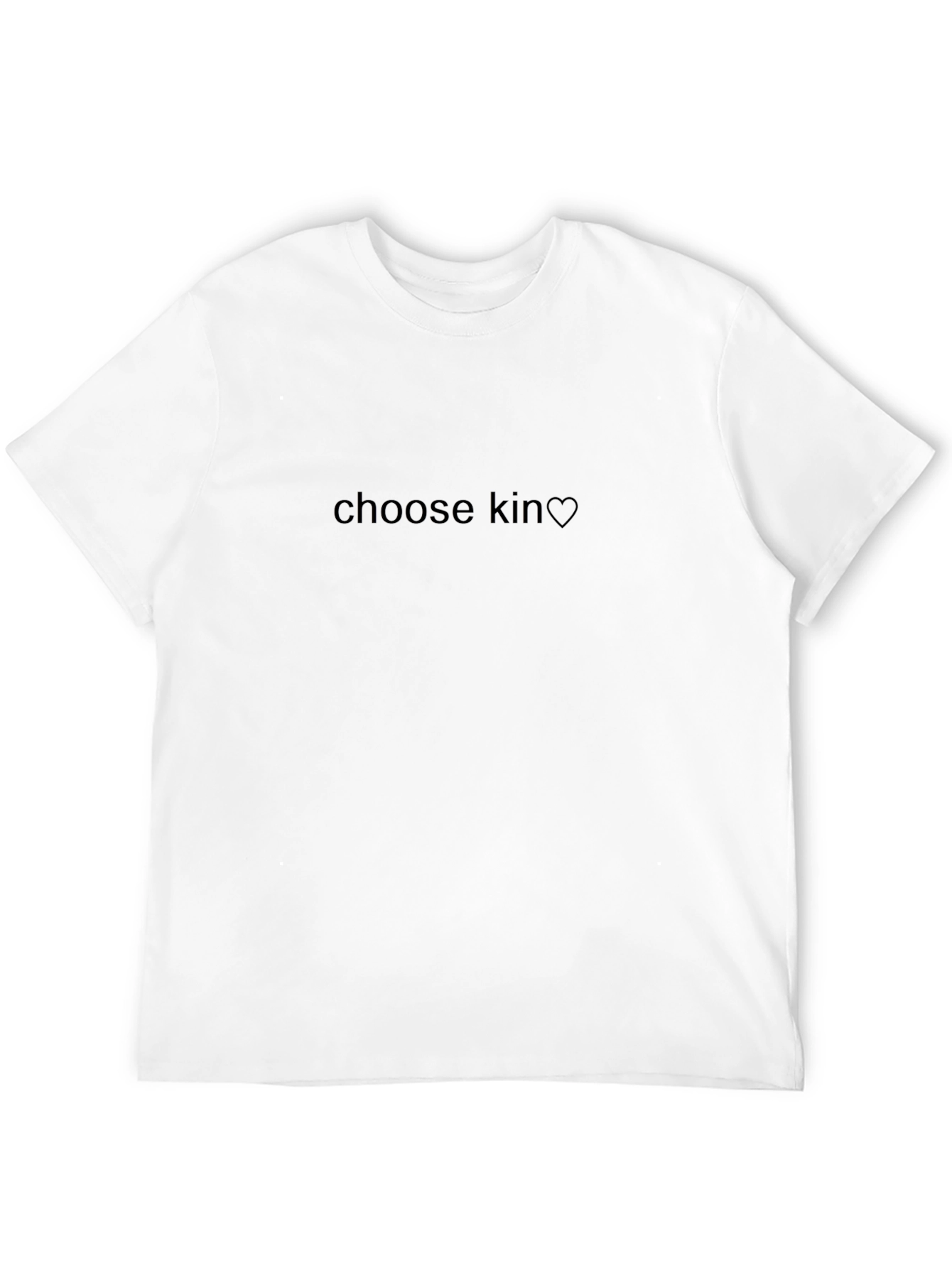 Black Choose Kin T-Shirt - Soft Cotton Blend view 12