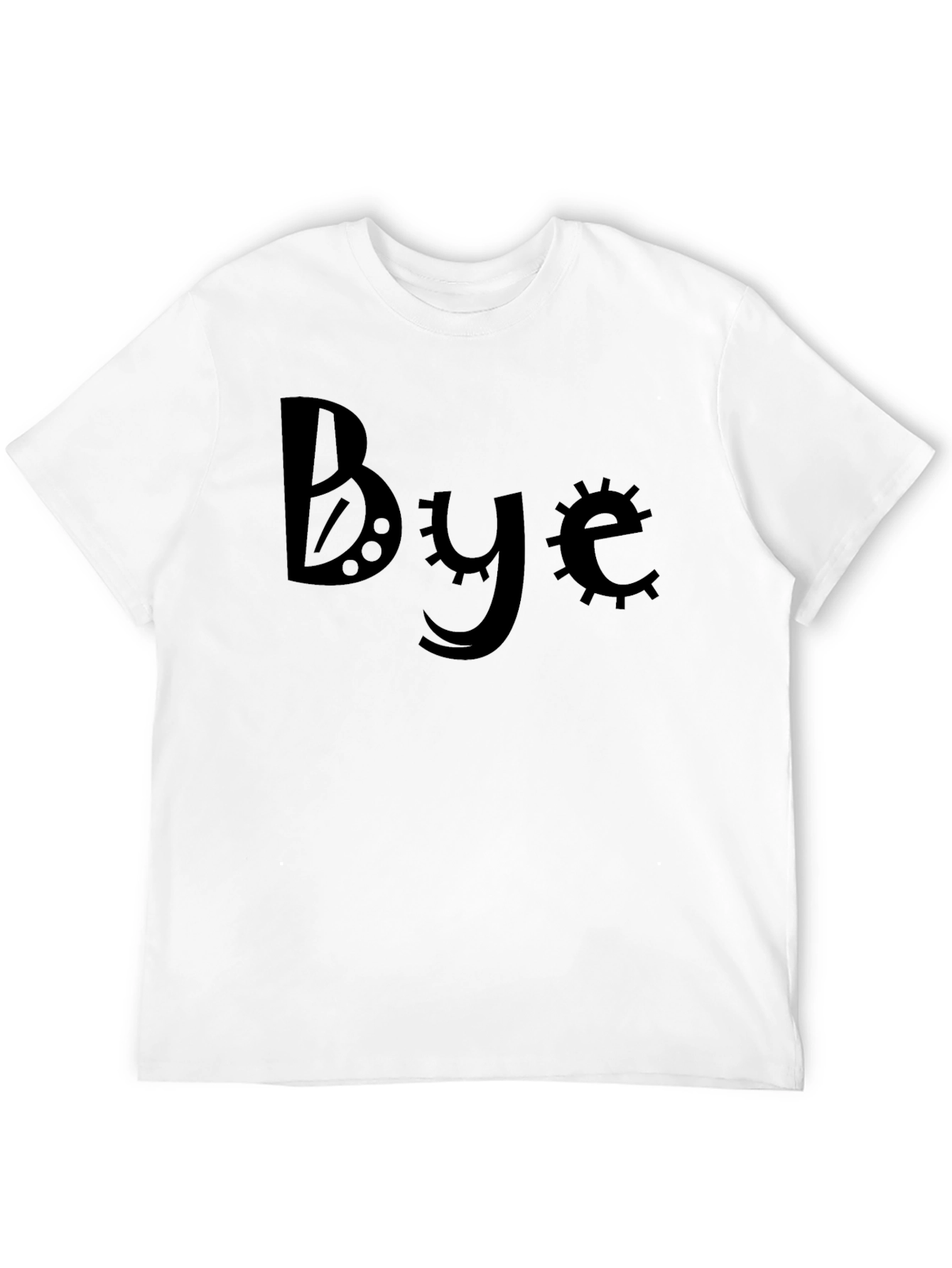 Black Bye Graphic Tee - Cool & Unique Design view 12