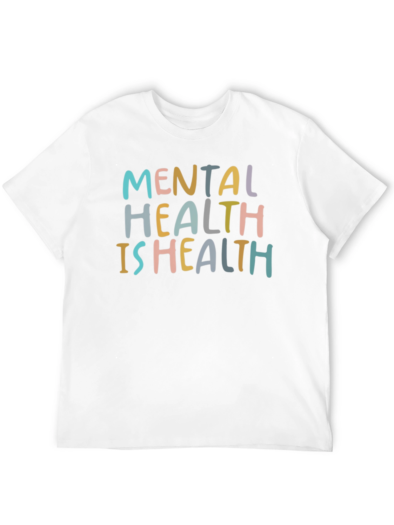 Black Mental Health is Health Graphic T-Shirt view 12
