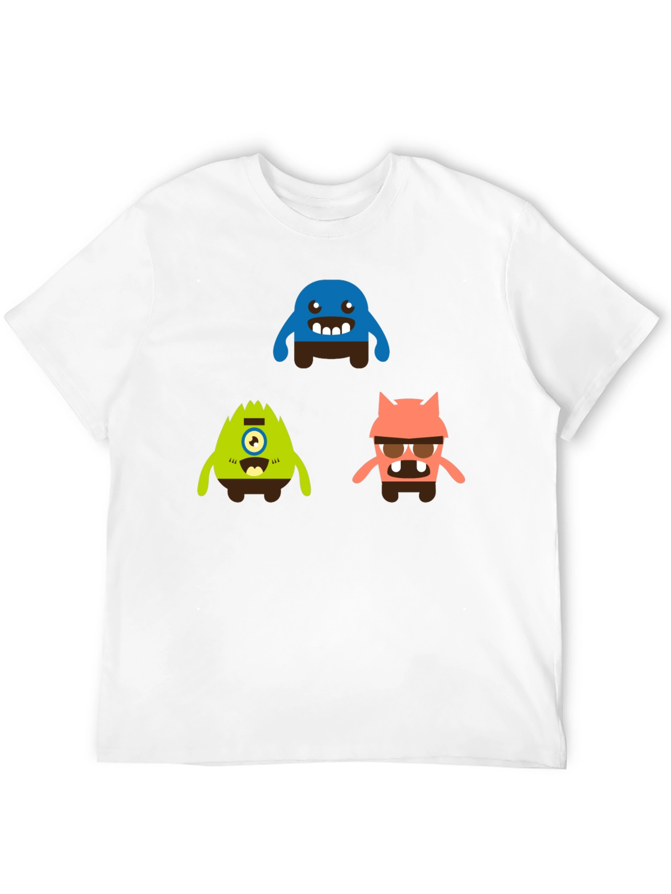 Black Monster Graphic Print Black T-Shirt view 12