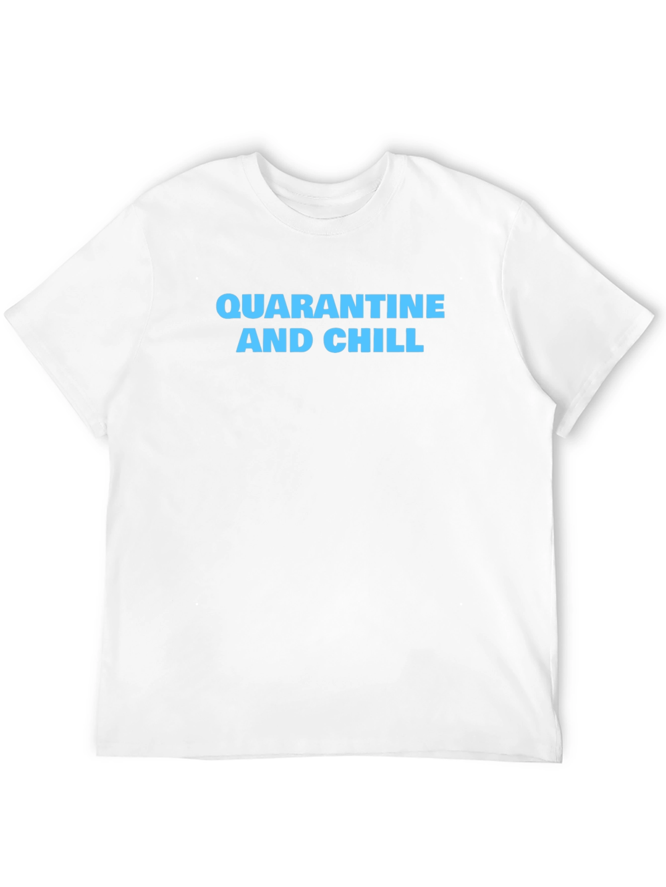 Black Quarantine and Chill Black T-Shirt view 12
