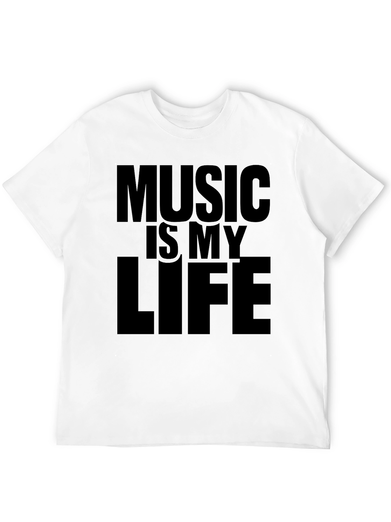 Black Music Is My Life Black Graphic Tee view 12
