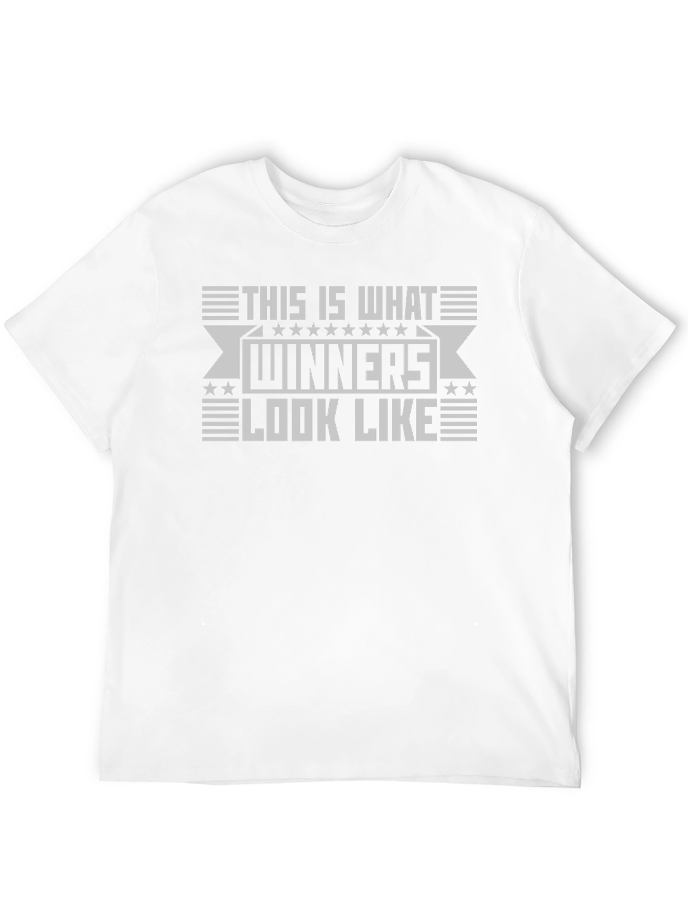 Black Winners Look Like This Graphic Tee - Black Cotton Shirt view 12