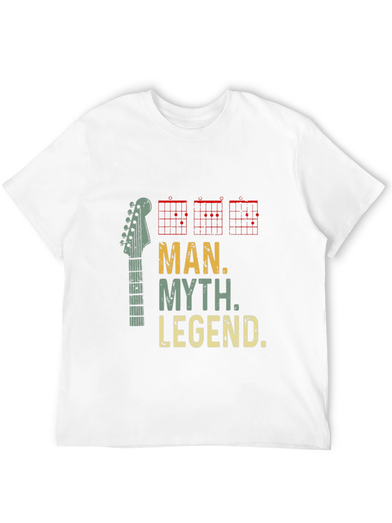 Black Man Myth Legend Guitar T-Shirt - Musician Tee view 12