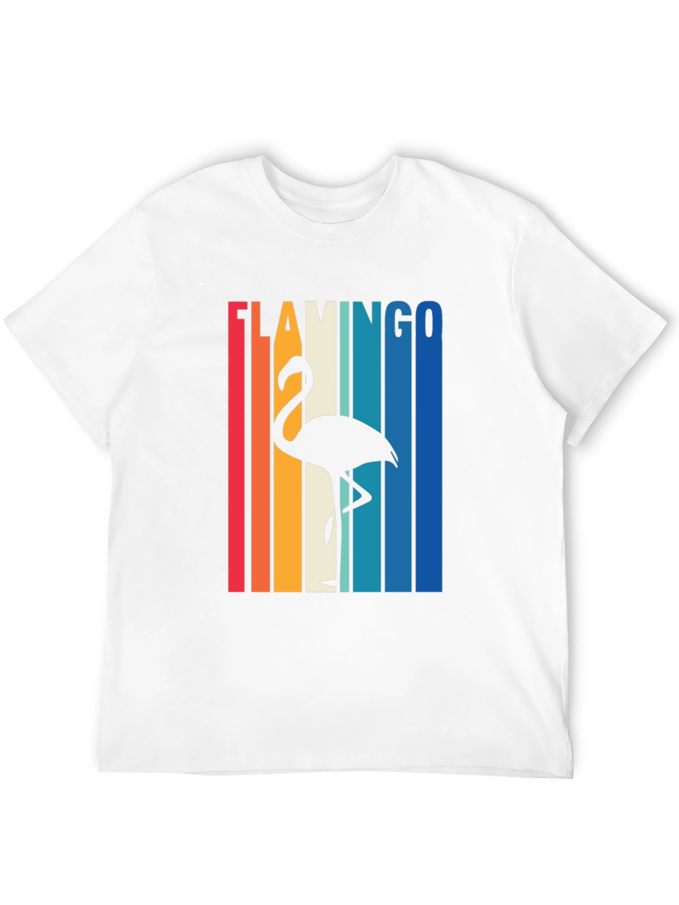 Black Retro Flamingo Graphic Tee view 12