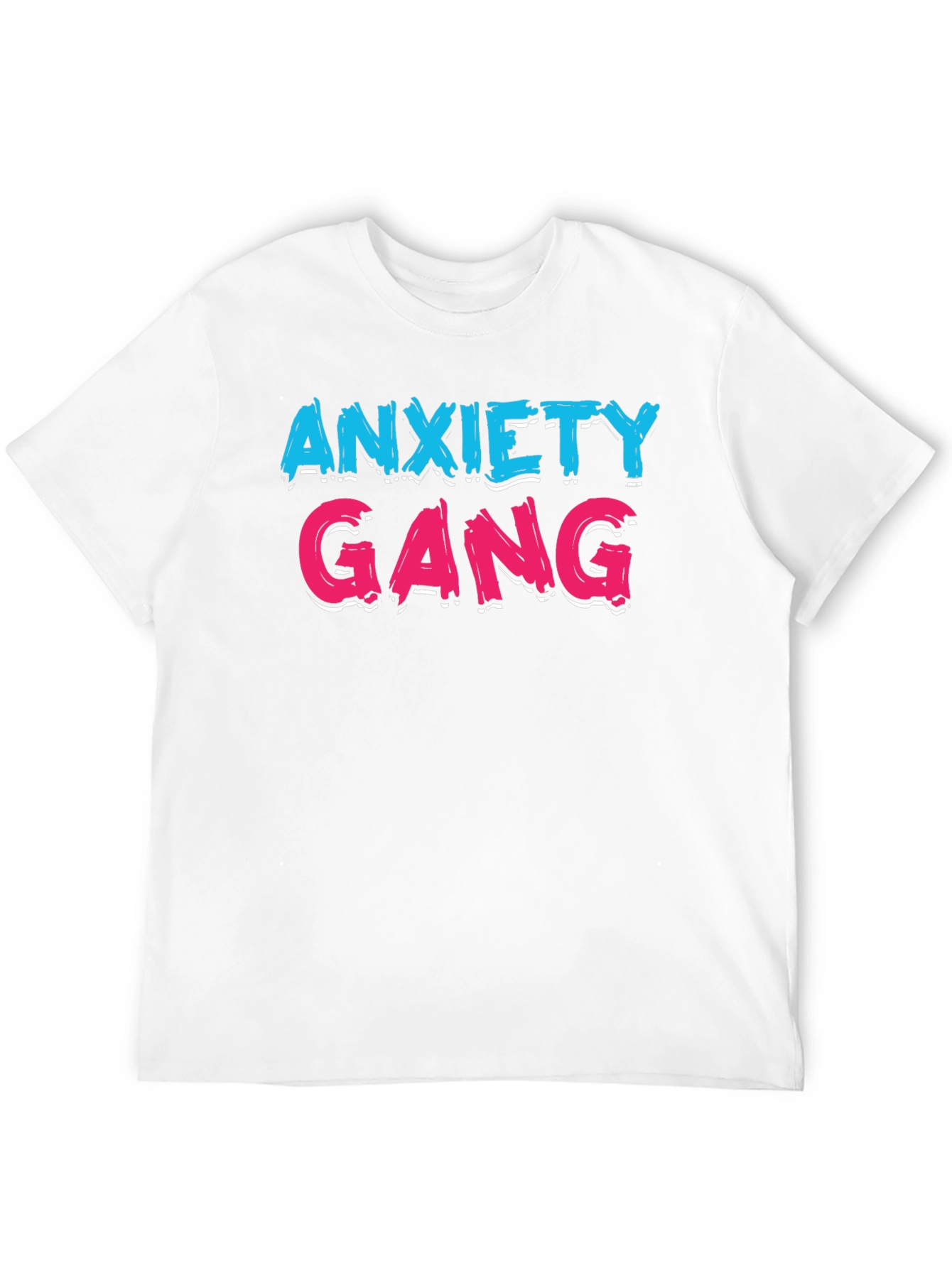Black Anxiety Gang Graphic T-Shirt view 12